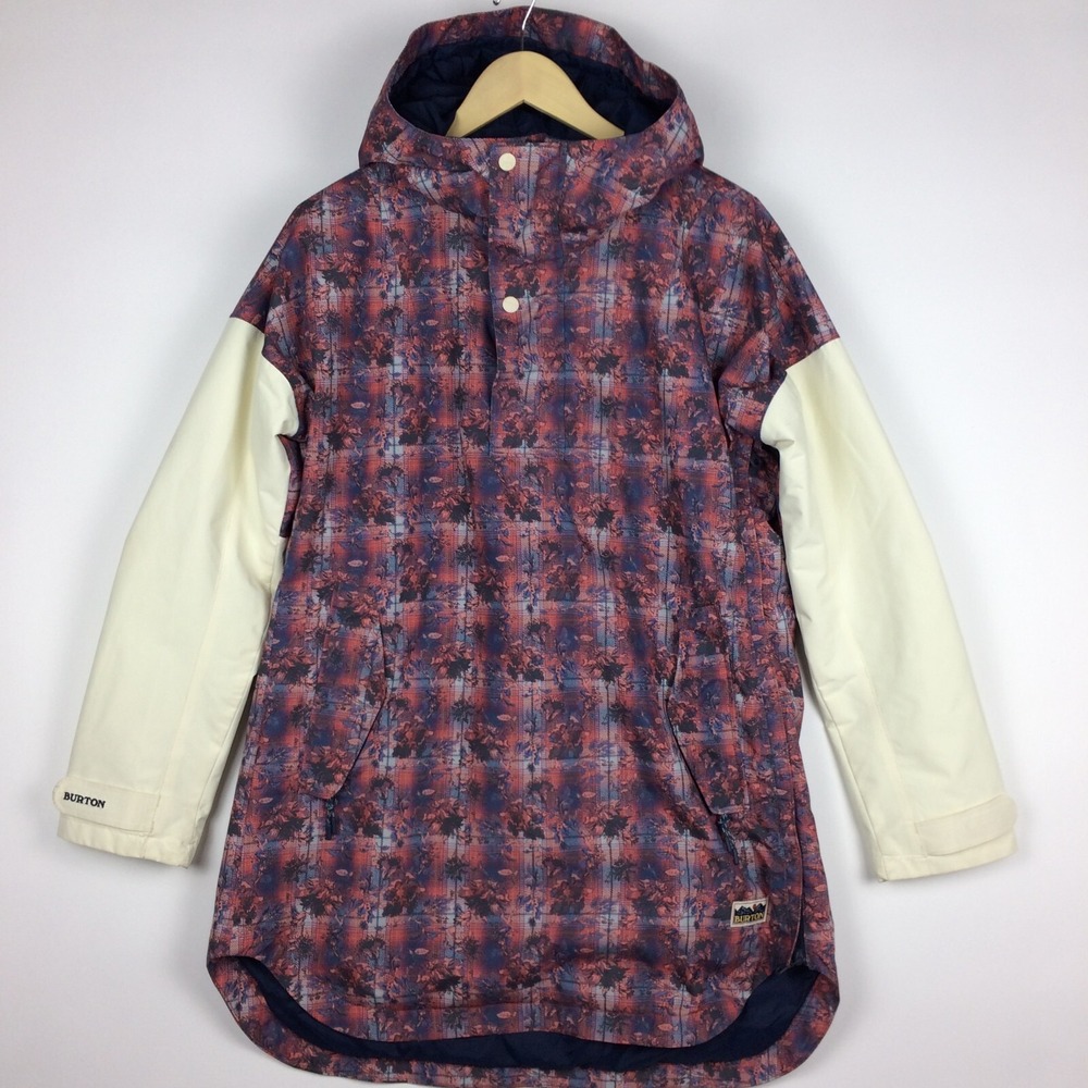 Burton Snow Jacket Womens‎ Small Chuteout Anorak Snowboarding Skiing Winter